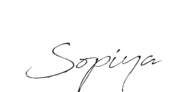 Sopiya stylish signature style. Best Handwritten Sign (Antro_Vectra) for my name. Handwritten Signature Collection Ideas for my name Sopiya. Sopiya signature style 6 images and pictures png