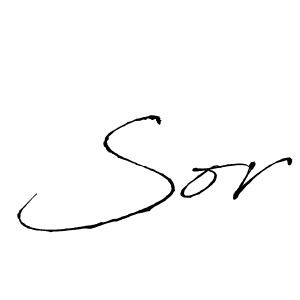 Sor stylish signature style. Best Handwritten Sign (Antro_Vectra) for my name. Handwritten Signature Collection Ideas for my name Sor. Sor signature style 6 images and pictures png