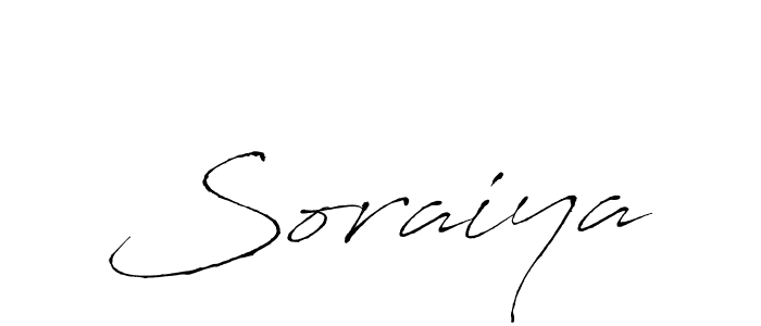 How to make Soraiya signature? Antro_Vectra is a professional autograph style. Create handwritten signature for Soraiya name. Soraiya signature style 6 images and pictures png