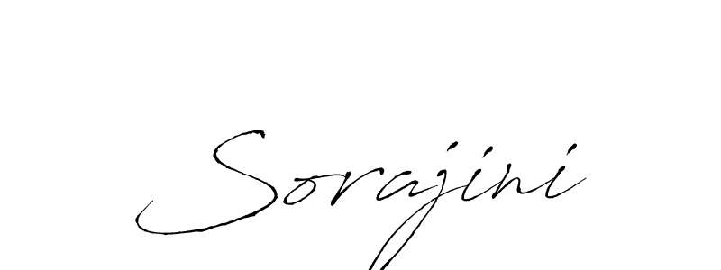 Make a beautiful signature design for name Sorajini. With this signature (Antro_Vectra) style, you can create a handwritten signature for free. Sorajini signature style 6 images and pictures png