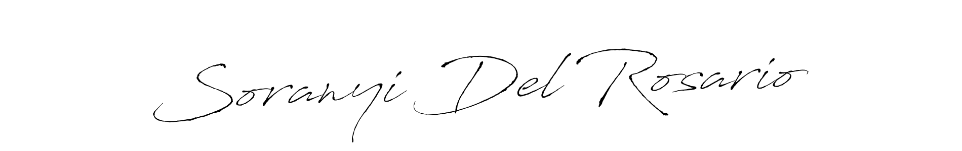 Also You can easily find your signature by using the search form. We will create Soranyi Del Rosario name handwritten signature images for you free of cost using Antro_Vectra sign style. Soranyi Del Rosario signature style 6 images and pictures png