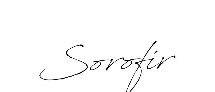 Also we have Sorofir name is the best signature style. Create professional handwritten signature collection using Antro_Vectra autograph style. Sorofir signature style 6 images and pictures png