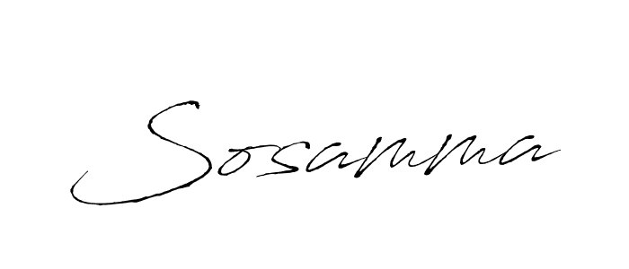 Sosamma stylish signature style. Best Handwritten Sign (Antro_Vectra) for my name. Handwritten Signature Collection Ideas for my name Sosamma. Sosamma signature style 6 images and pictures png