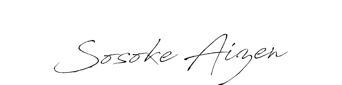 if you are searching for the best signature style for your name Sosoke Aizen. so please give up your signature search. here we have designed multiple signature styles  using Antro_Vectra. Sosoke Aizen signature style 6 images and pictures png