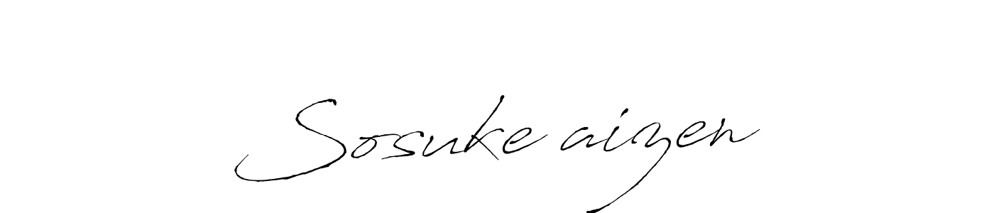 Create a beautiful signature design for name Sosukeメaizen. With this signature (Antro_Vectra) fonts, you can make a handwritten signature for free. Sosukeメaizen signature style 6 images and pictures png