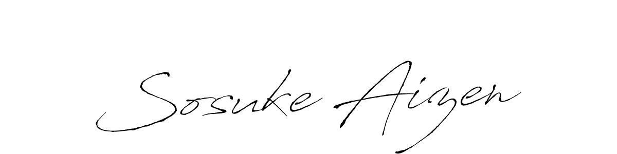 Sosuke Aizen stylish signature style. Best Handwritten Sign (Antro_Vectra) for my name. Handwritten Signature Collection Ideas for my name Sosuke Aizen. Sosuke Aizen signature style 6 images and pictures png