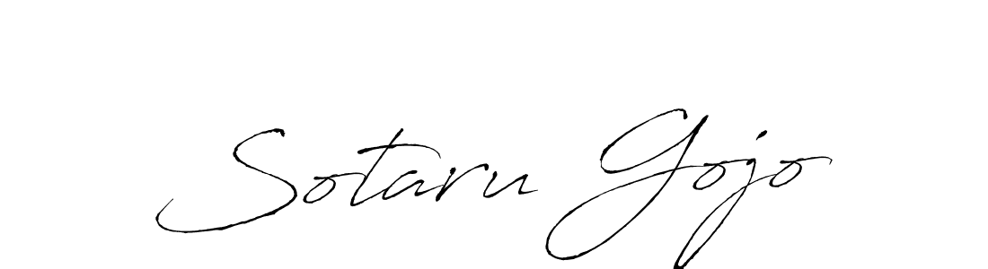 You should practise on your own different ways (Antro_Vectra) to write your name (Sotaru Gojo) in signature. don't let someone else do it for you. Sotaru Gojo signature style 6 images and pictures png