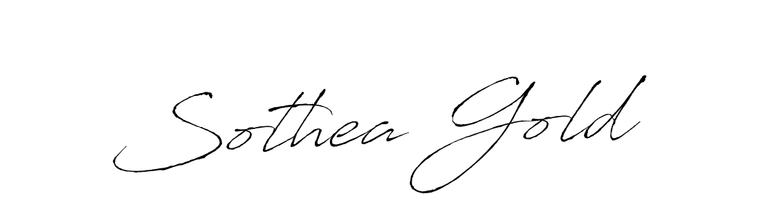 How to make Sothea Gold signature? Antro_Vectra is a professional autograph style. Create handwritten signature for Sothea Gold name. Sothea Gold signature style 6 images and pictures png