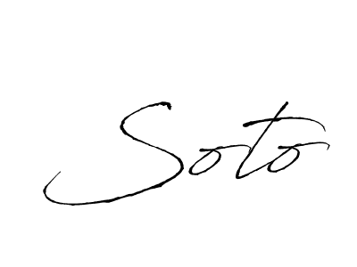 You should practise on your own different ways (Antro_Vectra) to write your name (Soto) in signature. don't let someone else do it for you. Soto signature style 6 images and pictures png