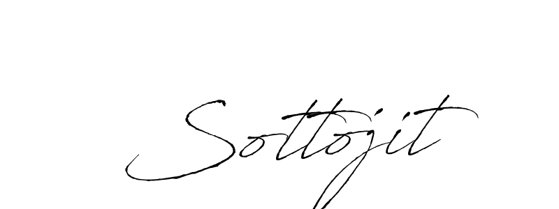 How to make Sottojit signature? Antro_Vectra is a professional autograph style. Create handwritten signature for Sottojit name. Sottojit signature style 6 images and pictures png