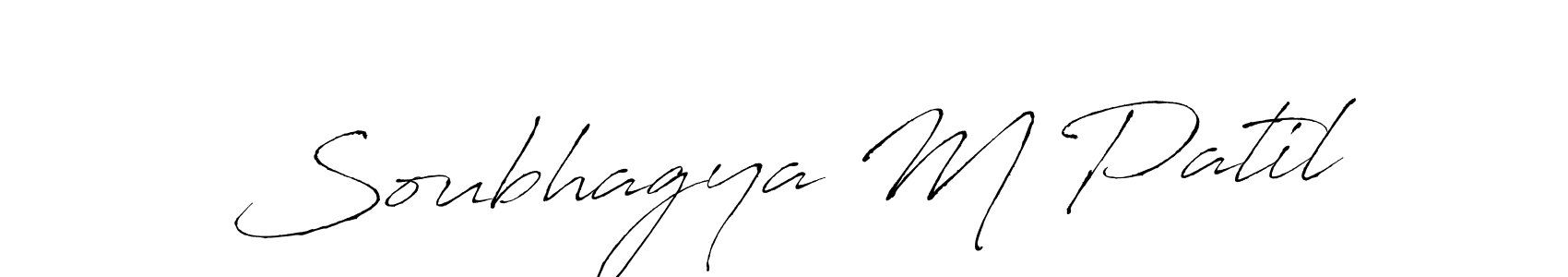 Use a signature maker to create a handwritten signature online. With this signature software, you can design (Antro_Vectra) your own signature for name Soubhagya M Patil. Soubhagya M Patil signature style 6 images and pictures png