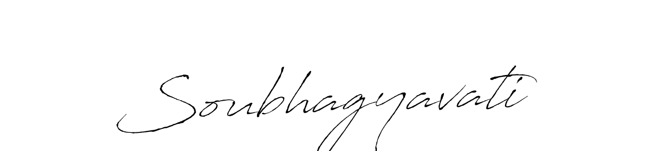 Use a signature maker to create a handwritten signature online. With this signature software, you can design (Antro_Vectra) your own signature for name Soubhagyavati. Soubhagyavati signature style 6 images and pictures png