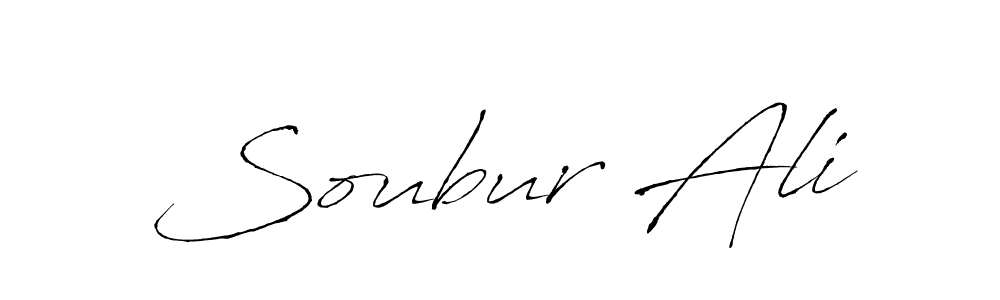 Use a signature maker to create a handwritten signature online. With this signature software, you can design (Antro_Vectra) your own signature for name Soubur Ali. Soubur Ali signature style 6 images and pictures png