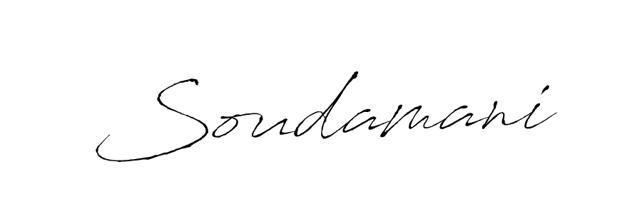 Once you've used our free online signature maker to create your best signature Antro_Vectra style, it's time to enjoy all of the benefits that Soudamani name signing documents. Soudamani signature style 6 images and pictures png