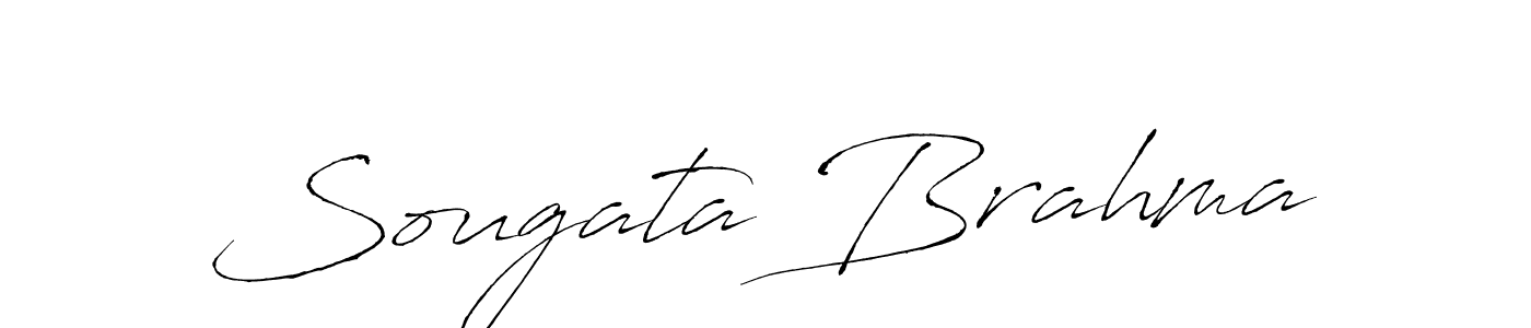 Sougata Brahma stylish signature style. Best Handwritten Sign (Antro_Vectra) for my name. Handwritten Signature Collection Ideas for my name Sougata Brahma. Sougata Brahma signature style 6 images and pictures png