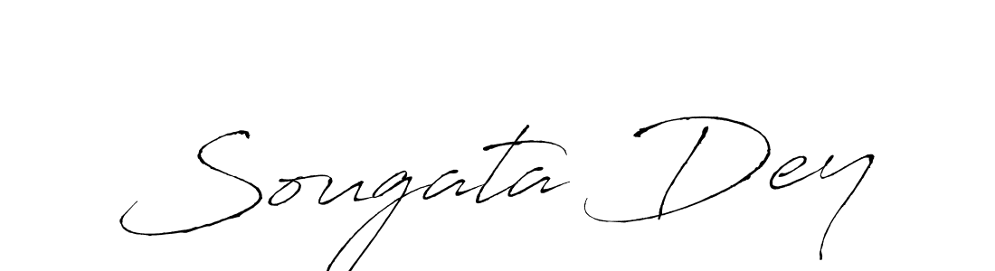 Design your own signature with our free online signature maker. With this signature software, you can create a handwritten (Antro_Vectra) signature for name Sougata Dey. Sougata Dey signature style 6 images and pictures png