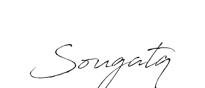 Use a signature maker to create a handwritten signature online. With this signature software, you can design (Antro_Vectra) your own signature for name Sougatq. Sougatq signature style 6 images and pictures png