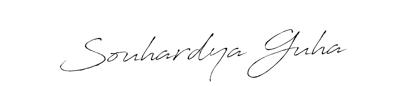 This is the best signature style for the Souhardya Guha name. Also you like these signature font (Antro_Vectra). Mix name signature. Souhardya Guha signature style 6 images and pictures png