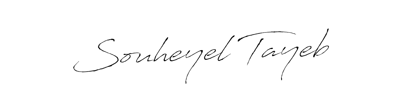 Similarly Antro_Vectra is the best handwritten signature design. Signature creator online .You can use it as an online autograph creator for name Souheyel Tayeb. Souheyel Tayeb signature style 6 images and pictures png