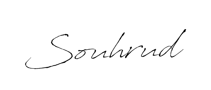 Souhrud stylish signature style. Best Handwritten Sign (Antro_Vectra) for my name. Handwritten Signature Collection Ideas for my name Souhrud. Souhrud signature style 6 images and pictures png