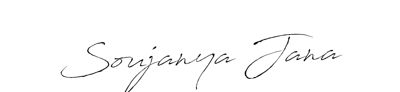 Make a beautiful signature design for name Soujanya Jana. Use this online signature maker to create a handwritten signature for free. Soujanya Jana signature style 6 images and pictures png