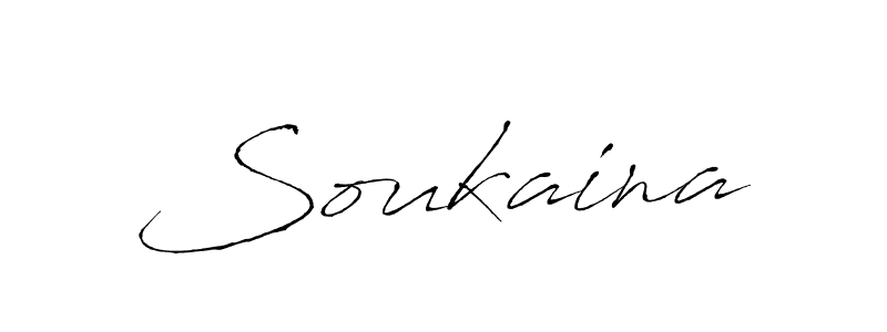 Use a signature maker to create a handwritten signature online. With this signature software, you can design (Antro_Vectra) your own signature for name Soukaina. Soukaina signature style 6 images and pictures png