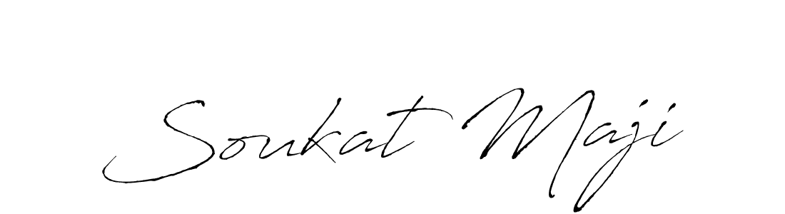 How to make Soukat Maji signature? Antro_Vectra is a professional autograph style. Create handwritten signature for Soukat Maji name. Soukat Maji signature style 6 images and pictures png