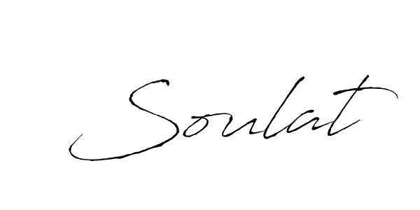 Create a beautiful signature design for name Soulat. With this signature (Antro_Vectra) fonts, you can make a handwritten signature for free. Soulat signature style 6 images and pictures png