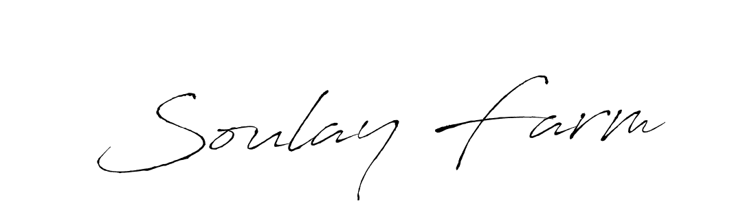 Make a beautiful signature design for name Soulay Farm. Use this online signature maker to create a handwritten signature for free. Soulay Farm signature style 6 images and pictures png