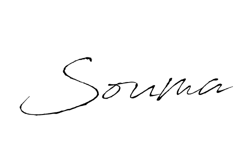 Create a beautiful signature design for name Souma. With this signature (Antro_Vectra) fonts, you can make a handwritten signature for free. Souma signature style 6 images and pictures png