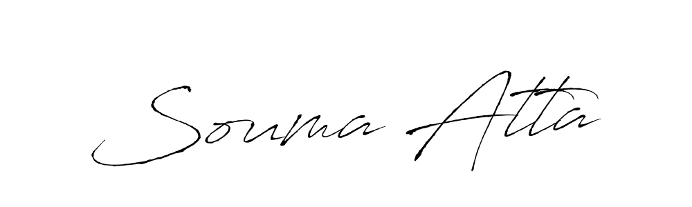 How to make Souma Atta signature? Antro_Vectra is a professional autograph style. Create handwritten signature for Souma Atta name. Souma Atta signature style 6 images and pictures png