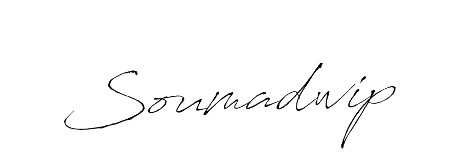 How to make Soumadwip signature? Antro_Vectra is a professional autograph style. Create handwritten signature for Soumadwip name. Soumadwip signature style 6 images and pictures png