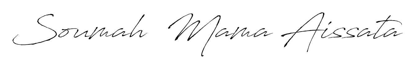If you are searching for the best signature style for your name Soumah  Mama Aissata, here we have designed multiple signature styles using Antro_Vectra. Soumah  Mama Aissata signature style 6 images and pictures png