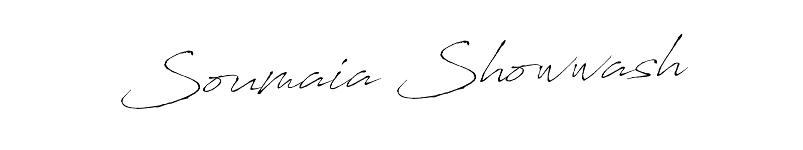 Also we have Soumaia Showwash name is the best signature style. Create professional handwritten signature collection using Antro_Vectra autograph style. Soumaia Showwash signature style 6 images and pictures png