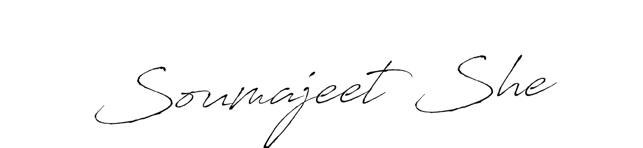 How to Draw Soumajeet She signature style? Antro_Vectra is a latest design signature styles for name Soumajeet She. Soumajeet She signature style 6 images and pictures png
