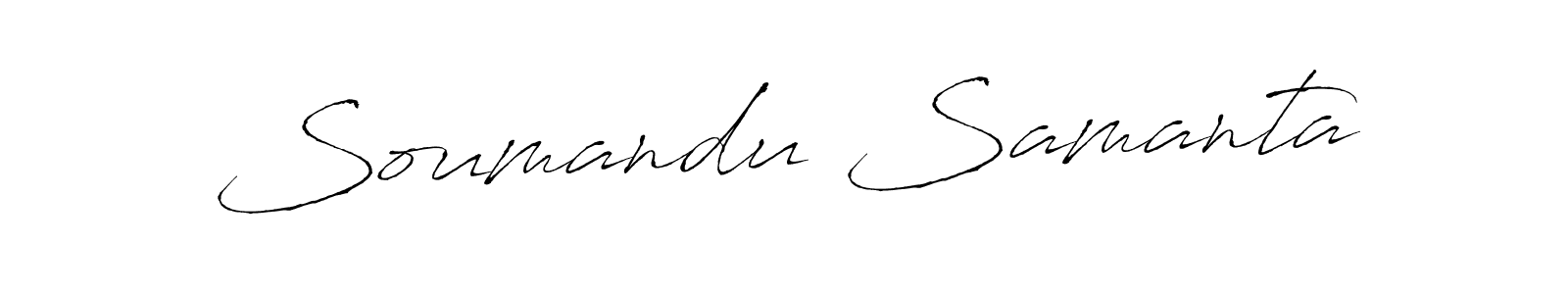 Make a beautiful signature design for name Soumandu Samanta. With this signature (Antro_Vectra) style, you can create a handwritten signature for free. Soumandu Samanta signature style 6 images and pictures png