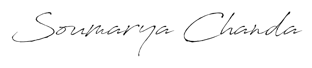 The Antro_Vectra handwriting style adds charm and authenticity to name Soumarya Chanda. A wonderful choice for personal thank-you notes. Soumarya Chanda signature style 6 images and pictures png