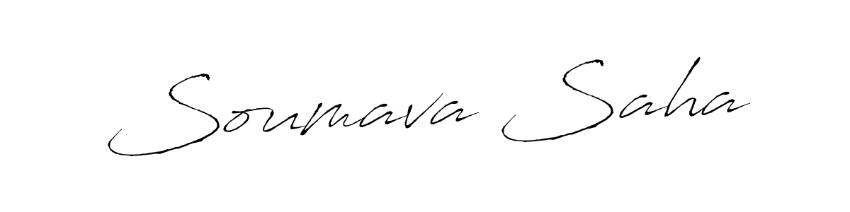 Antro_Vectra is a professional signature style that is perfect for those who want to add a touch of class to their signature. It is also a great choice for those who want to make their signature more unique. Get Soumava Saha name to fancy signature for free. Soumava Saha signature style 6 images and pictures png