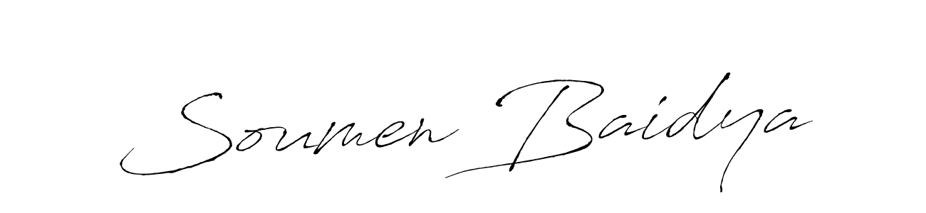 Similarly Antro_Vectra is the best handwritten signature design. Signature creator online .You can use it as an online autograph creator for name Soumen Baidya. Soumen Baidya signature style 6 images and pictures png