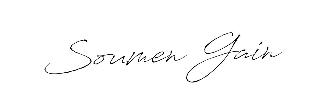 if you are searching for the best signature style for your name Soumen Gain. so please give up your signature search. here we have designed multiple signature styles  using Antro_Vectra. Soumen Gain signature style 6 images and pictures png