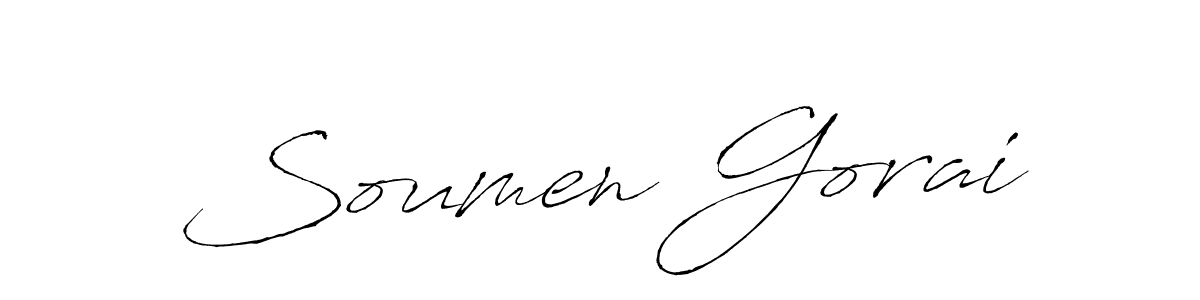 You should practise on your own different ways (Antro_Vectra) to write your name (Soumen Gorai) in signature. don't let someone else do it for you. Soumen Gorai signature style 6 images and pictures png