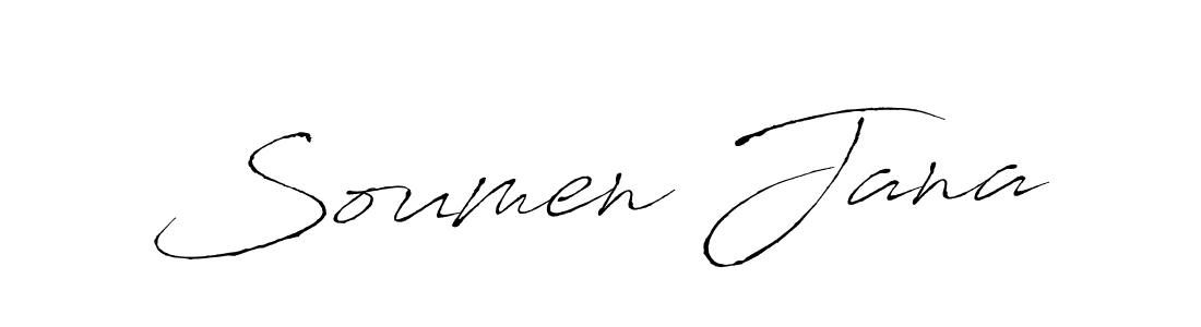 Make a beautiful signature design for name Soumen Jana. Use this online signature maker to create a handwritten signature for free. Soumen Jana signature style 6 images and pictures png