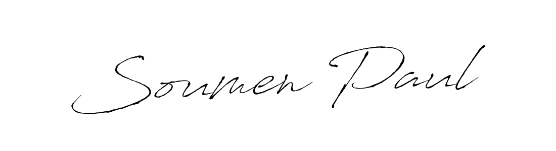 The best way (Antro_Vectra) to make a short signature is to pick only two or three words in your name. The name Soumen Paul include a total of six letters. For converting this name. Soumen Paul signature style 6 images and pictures png