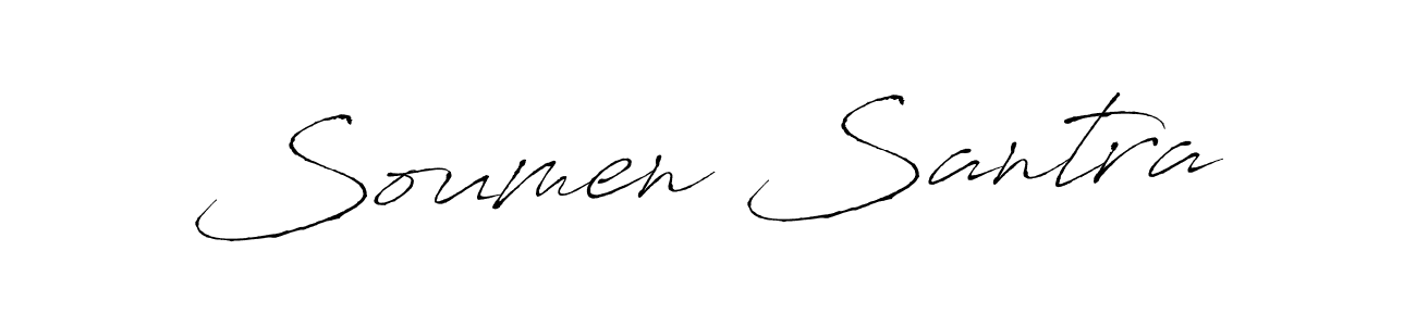 Similarly Antro_Vectra is the best handwritten signature design. Signature creator online .You can use it as an online autograph creator for name Soumen Santra. Soumen Santra signature style 6 images and pictures png