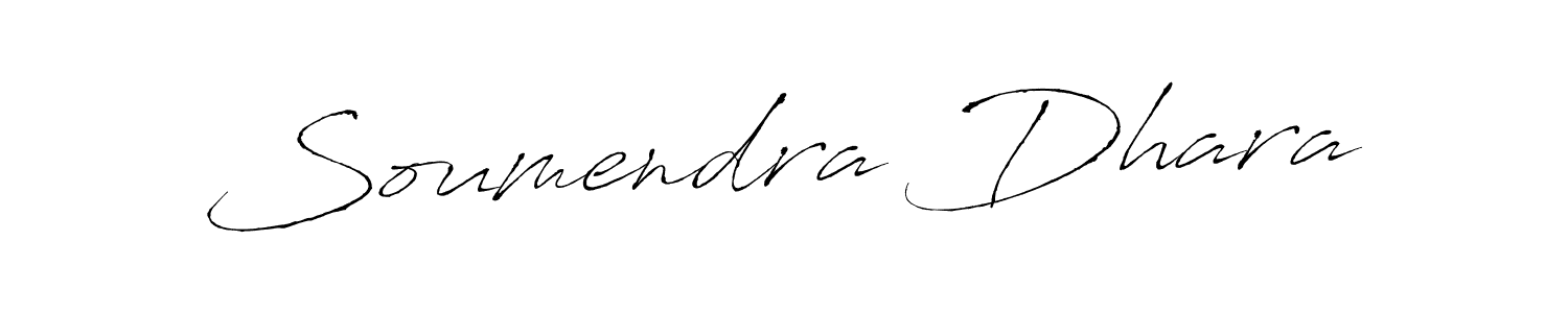 How to make Soumendra Dhara signature? Antro_Vectra is a professional autograph style. Create handwritten signature for Soumendra Dhara name. Soumendra Dhara signature style 6 images and pictures png