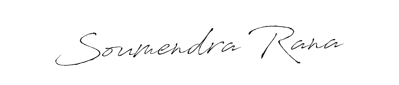 How to make Soumendra Rana name signature. Use Antro_Vectra style for creating short signs online. This is the latest handwritten sign. Soumendra Rana signature style 6 images and pictures png