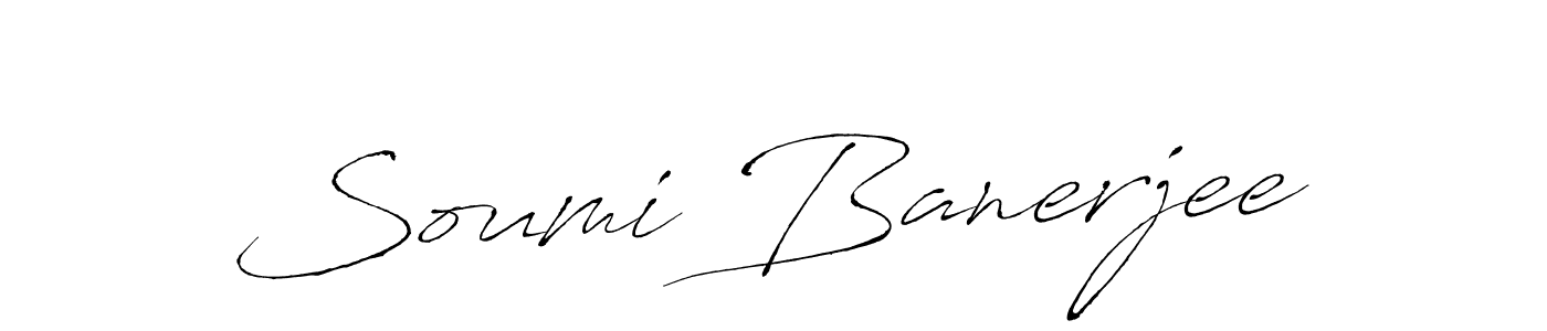 Soumi Banerjee stylish signature style. Best Handwritten Sign (Antro_Vectra) for my name. Handwritten Signature Collection Ideas for my name Soumi Banerjee. Soumi Banerjee signature style 6 images and pictures png