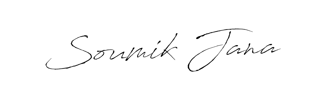 Soumik Jana stylish signature style. Best Handwritten Sign (Antro_Vectra) for my name. Handwritten Signature Collection Ideas for my name Soumik Jana. Soumik Jana signature style 6 images and pictures png