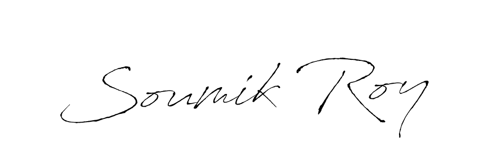 Design your own signature with our free online signature maker. With this signature software, you can create a handwritten (Antro_Vectra) signature for name Soumik Roy. Soumik Roy signature style 6 images and pictures png