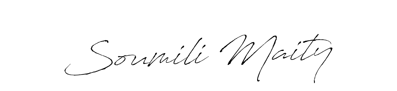 Once you've used our free online signature maker to create your best signature Antro_Vectra style, it's time to enjoy all of the benefits that Soumili Maity name signing documents. Soumili Maity signature style 6 images and pictures png